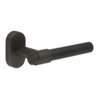 CRES by Frelan Dark Bronze uPVC Multipoint Door Handles on Oval Rose - CR-103 Range