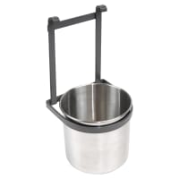 Emuca Titane Kitchen Wall Hanging Profile Cutlery Holder - Anthracite Grey