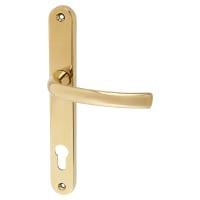 Arrone AR7550 Polished Brass uPVC Multipoint Door Handles - 92mm c/c - 44mm door