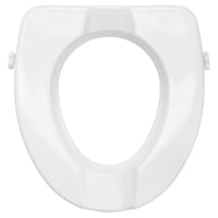 Croydex Carragh Standard Close Raised Toilet Seat - White