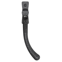 Mila Heritage Pear Drop Locking Espagnolette Casement Window Handle - Right Hand - Heritage Pewter