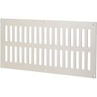 Altro Plain Slotted Vent - 305 x 152mm - 11590mm² Free Air Flow - Satin Stainless Steel