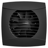 Everything Ventilation Helix Air EVEHA100T003 Bathroom Extractor Fan with Timer - 4 Inch/100mm - Black