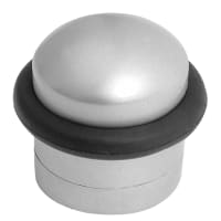 Altro Designer Floor Door Stop - 30 x 37mm - Satin Anodised Aluminium