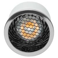 Forum Inlight Anti-Glare 4.8W GU10 LED Dimmable Spotlight Lamp - 4000K Cool White - Polished Chrome