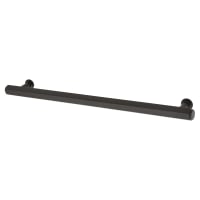 Alexander & Wilks Vesper Hex 14mm T-Bar Cabinet Pull Handle - 224mm Centres - Matt Black