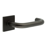 CRES by Frelan Dark Bronze Unsprung 19mm Fire Rated Return to Door Handles on Square Rose - CR-106 Range