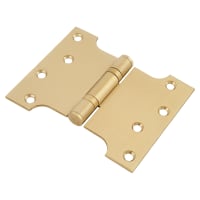 Jedo Parliament Hinge - 102 x 127 x 3mm - Satin Brass - Pair