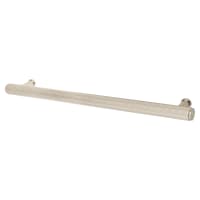 Alexander & Wilks Crispin 15mm Reeded T-Bar Cabinet Pull Handle - 224mm Centres - Polished Nickel