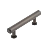 Burlington by Frelan Belgrave 18mm Stepped T-Bar Cabinet Pull Handle - 96mm c/c - Dark Bronze