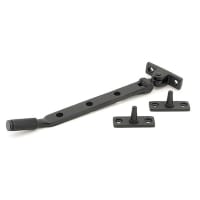 From The Anvil Brompton Knurled Casement Window Stay - 8 Inch/200mm Length - Matt Black