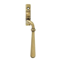 From The Anvil Newbury Locking Espagnolette Casement Window Handle - Right - Aged Brass