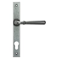 From The Anvil Newbury Pewter uPVC Slimline Multipoint Door Handles - 92mm c/c