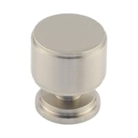 Burlington by Frelan Belgrave Stepped Round Cabinet Knob - 30mm Diameter - Satin Nickel