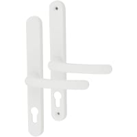TSS uPVC Multipoint Door Handle - 215mm Bolt c/c - 68mm c/c - White
