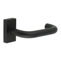 CRES by Frelan Black uPVC Multipoint Door Handles on Rectangular Rose - CR-106 Range
