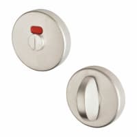 Touchpoint Puma Bathroom Turn & Release with Indicator - 53mm Diameter - Satin Aluminium