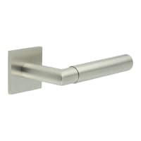 CRES by Frelan Satin Stainless Steel Fixed Dead Door Handles on Square Rose - CR-102 Range