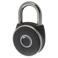 Arrone AR90/54 Fingerprint Biometric All Weather Padlock - 55mm Body - 33 x 30mm Shackle - Black