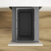 Blum MERIVO ECO Top Waste Bin Set - 452 x 500 x 630mm - 46.2L Combined - Orion Grey - 70kg