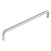 CRES by Frelan Satin Stainless Steel 19mm D-Bar Door Pull Handle - Bolt Fix - 425mm c/c