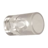 Touchpoint Standard Plastic Glass Shelf Support - 19 x 10mm - Clear - Pack of 50