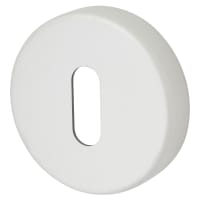 Touchpoint Puma Escutcheon - 53mm Diameter - Keyhole - Satin Aluminium