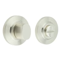 Burlington by Frelan Inner 3 Turn & Release with Chamfered Rose - 47mm Diameter - Satin Nickel