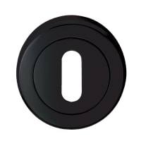 Carlisle Brass Escutcheon - 51mm Diameter - Keyhole - Black Nickel