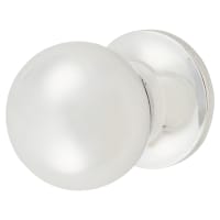 Heritage Brass by M Marcus Ball Cabinet Knob - 25mm Diameter - Polished Chrome