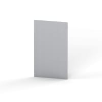 Bohle VetroMount Stick On End Cap for Top Mount Profile -130 x 75mm - Anodised Aluminium