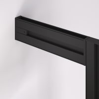 Emuca Zero Wall Mounting Fixings - Black - Each