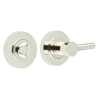 Burlington by Frelan Easy Turn & Release with Plain Rose - 50mm Diameter - Polished Nickel