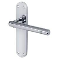 Touchpoint Polished Chrome Latch Door Handles Pack - Bologna Range