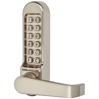Borg BL5400 Push Button Code Lock - No Free Passage - Stainless Steel