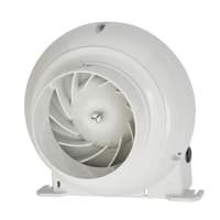 Manrose CFD200T Centrifugal Extractor Fan with Timer - 4 Inch/100mm - White