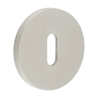 CRES by Frelan Escutcheon - 54mm Diameter - Keyhole - Satin Stainless Steel