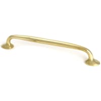 From The Anvil Moore 10mm D-Bar Cabinet Pull Handle - 160mm Centres - Polished Brass