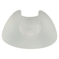 Altro Hairpin Leg Floor Protectors - 30mm Diameter - Clear - Pair