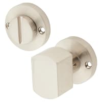 Jedo by Frelan Bathroom Turn & Release - 32mm Diameter - Satin Nickel