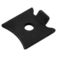 Altro Standard Raised Bookcase Clip - Matt Black - Pack of 10