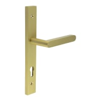 CRES by Frelan Satin Brass uPVC Multipoint Door Handles - 92mm c/c - CR-101 Range