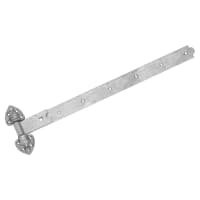 Heavy Duty Reversible Hook & Band Gate Hinge - 760 x 57mm - Galvanised - Pair