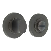 Burlington by Frelan Inner 3 Turn & Release with Knurled Rose - 47mm Diameter - Dark Bronze