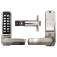 Borg BL2401 Easicode Pro Push Button Code Lock - Holdback Option - Stainless Steel