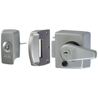 ERA BS3621:2007 Double Locking Nightlatch - 40mm Backset - Satin Chrome Case/Cylinder