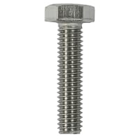 TIMCO Hex Set Screw - M8 x 40mm - A2 Stainless Steel - Pack of 10