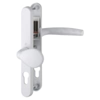 Hoppe 77G/3830N/1530 White uPVC Multipoint Lever/Pad Door Handles - 92/62mm c/c - Atlanta Range