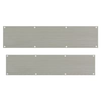Altro Stainless Steel Kick Plate - 760 x 150mm & 800 x 150mm - 8 Screw Holes - Satin - Pack of 2