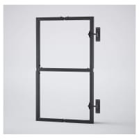GateMate Advanced Adjustable Gate Frame Kit - 1950mm Gate Height - Black Powder Coated